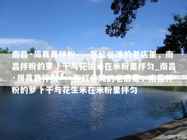 南昌·周真真拌粉——在红谷滩的老店里，南昌拌粉的萝卜干与花生米在米粉里拌匀_南昌·周真真拌粉——在红谷滩的老店里，南昌拌粉的萝卜干与花生米在米粉里拌匀