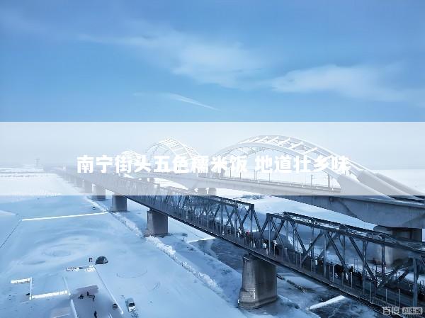 南宁街头五色糯米饭 地道壮乡味